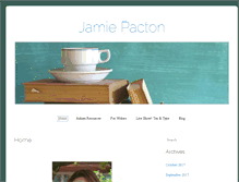 Tablet Screenshot of jamiepacton.com